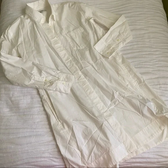 Madewell Classic White Shirt Dress - Picture 4 of 8